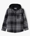 Chemise à carreaux avec capuche garçon